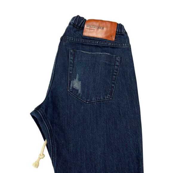 One Teaspoon Shabbies Drawstring Boyfriend Denim Jean Women XS Destroyed - Picture 5 of 16